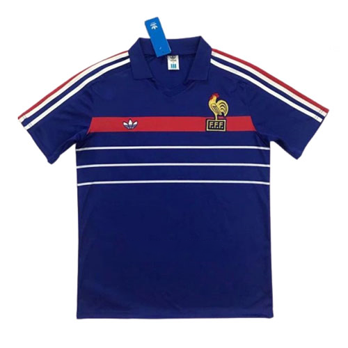 Thailandia Maglia Francia Prima Retro 1984 1986